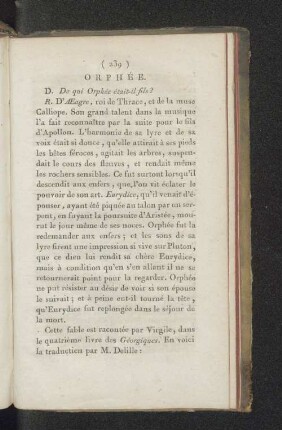 ORPHÉE.