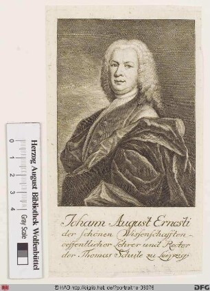 Bildnis Johann August Ernesti