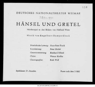 Hänsel und Gretel