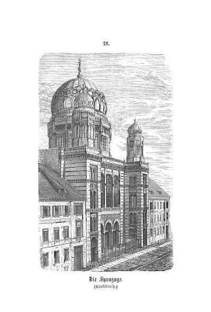 Tafel: Die Synagoge. (Knoblauch.)