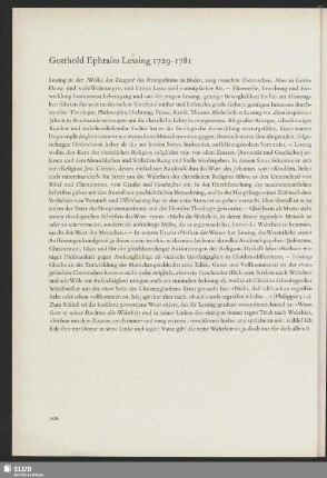 Gotthold Ephraim Lessing 1729-1781