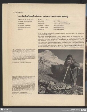 Standpunkte für gute Landschaftsaufnahmen