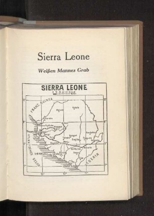 Sierra Leone Weißen Mannes Grab