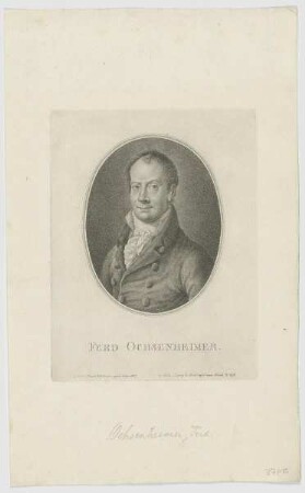 Bildnis des Ferd. Ochsenheimer