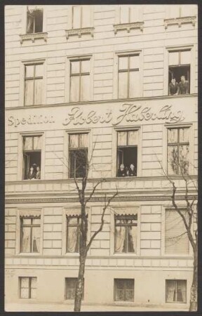 Ansichtskarte "Spedition Robert Haberling", Schöneberger Straße 13