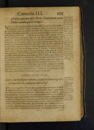 Observatio LXIX. Iudex cui mandatur executio, an possit etiam cognoscere super obiectis contra executionem?