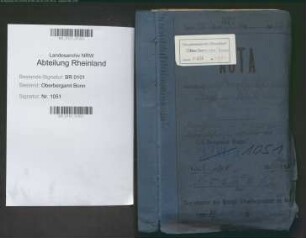 Klemme, Stanislaus geb. 29.03.1857; Bergassessor, Betriebsdirektor bei den Vereinigten Bergwerken im Wurmrevier; Prüfungs- u. Personalakten Band 1