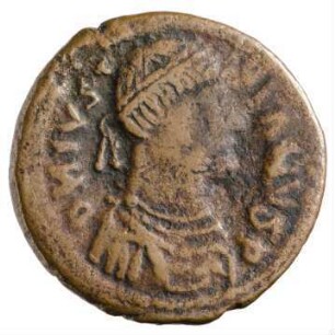 Münze, Halbfollis, 540 - 547