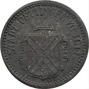 Münze / Notgeld, 5 Pfennig, 1917