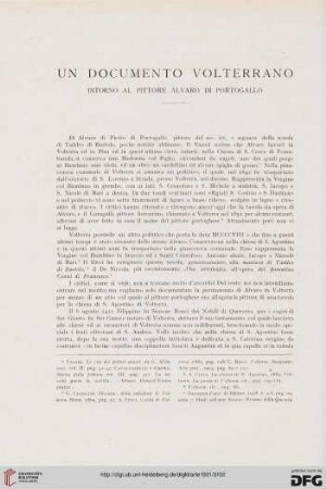 24: Un documento volterrano intorno al pittore Alvaro di Portogallo