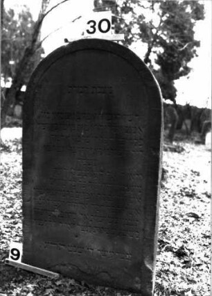 Grabstein A I/9/30