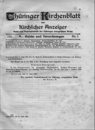 Nr. 4 : 16. Juni 1925