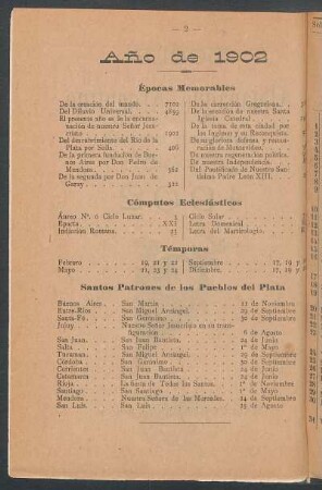 Santos patrones de los pueblos del Plata