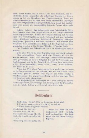 Geldverkehr