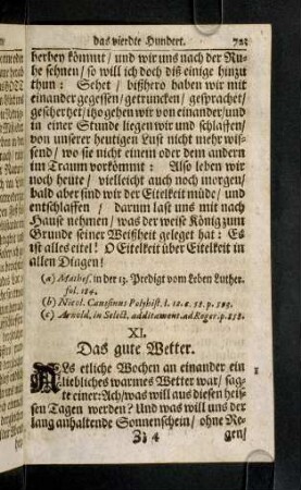 723-736, XI. Das gute Wetter - XIII. Die Gevatterschaft