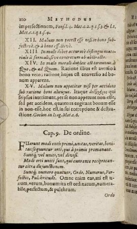 Cap. 9. De ordine.