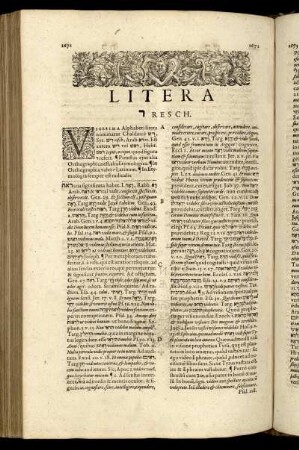 Litera [...] Resch.