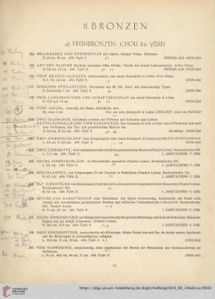 II. Bronzen (Nr. 194-321)