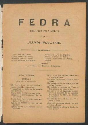 1922000600: Fedra : tragedia en 5 actos