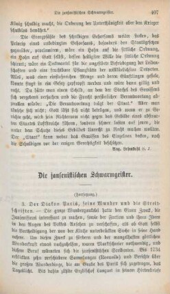 407-424 Die jansenistischen Schwarmgeister : Fortsetzung