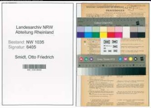 Entnazifizierung Otto Friedrich Smidt , geb. 08.12.1902 (Ingenieur)