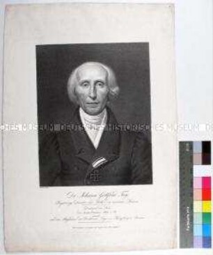 Porträt des preußischen Verwaltungsbeamten Johann Gottfried Frey