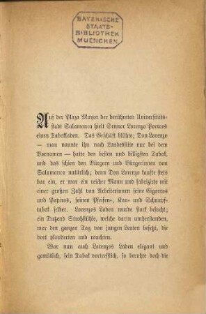 Der Student von Salamanca und andere Novellen