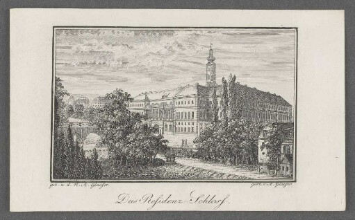Das Residenz-Schloss.