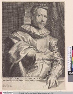 Theodorus Vanlonius [Porträt des Malers Theodoor van Loon; Theodoor van Loon; Portret van de schilder Theodoor van Loon]