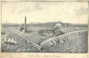Ansicht der Seebade-Anstalt bey Travemünde