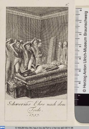 Schwerins Ehre nach dem Tode. 1757.