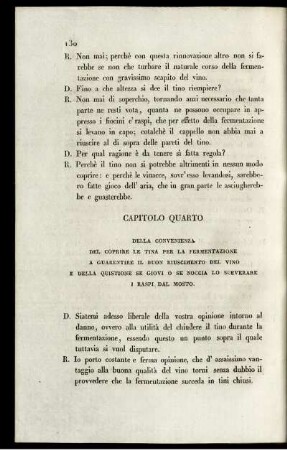 Capitolo Quarto