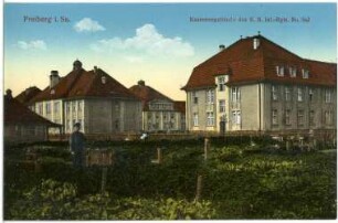 Freiberg. Kasernengebäude des Königlich Sächsischen Infanterie-Regiments Nr. 182