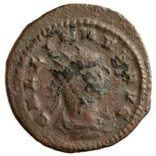 Münze, Antoninian, 266 - 268 n. Chr.