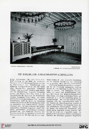 Die Karlsruher Jubiläums-Kunst-Ausstellung