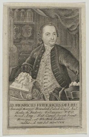 Bildnis des Henricus Fridericus Delius