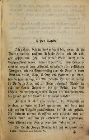 Memoiren einer Favorite : Von Alexander Dumas. Deutsch von A. Kretzschmar. Autorisirte Uebersetzung, 6