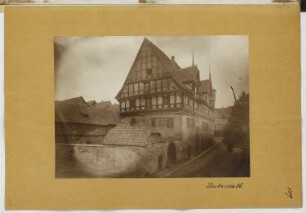 Altes Rathaus, Duderstadt: Ansicht (aus: Skizzen- und Fotoalbum 19)
