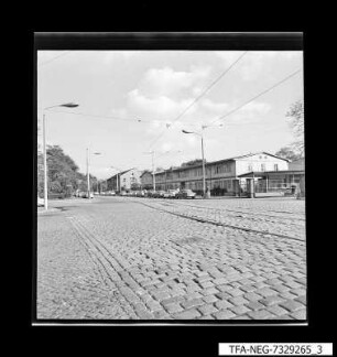Straßenansicht Ostendstraße, Foto 1973