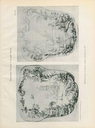 Pl. 86-87. Modèles d'écrans à la chinoise, sanguines (Époque Louis XV)