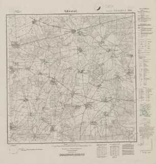3030 (alte Nr.: 1536) Suhlendorf, Meßtischblatt (4cm - Karte)