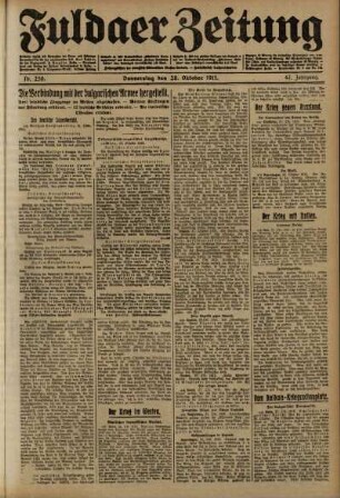 Ausgabe vom Donnerstag, den 28. Oktober 1915.