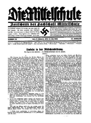 Umkehr in der Mädchenbildung : (Schluß)