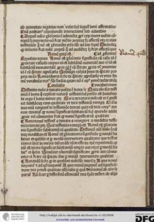 Expositio textus: nomen est pars orationis significans cum casu