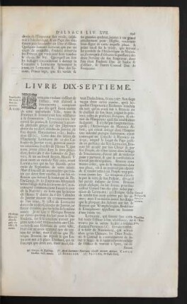 Livre Dix-Septieme
