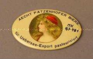 Taschenspiegel "Aecht Patzenhofer Biere..."