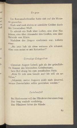 Zwischenfall
