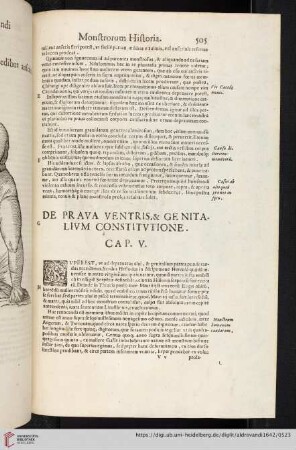 Cap. V: De Prava Ventris, & Genitalivm Constitvtione