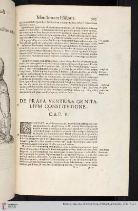 Cap. V: De Prava Ventris, & Genitalivm Constitvtione