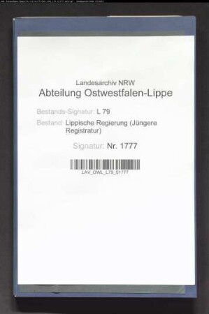 Revision der Steuerkasse Blomberg